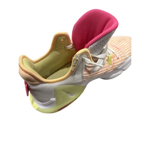 Nike LeBron Witness VI 'Melon Tint' White Lemon Twist CZ4052-101 Men Size 8.5 - Picture 9 of 11